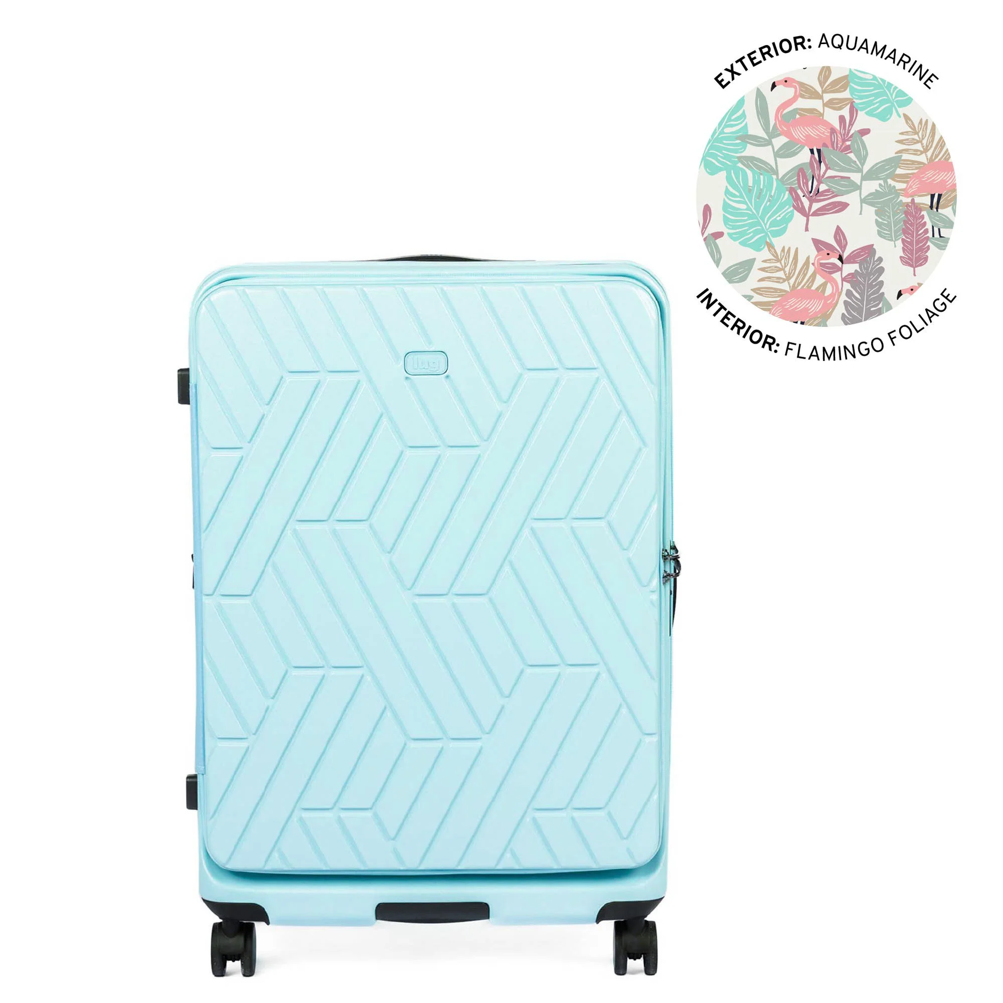 Box Truck Hard Sided Wheelie Checked Bag - Image 12
