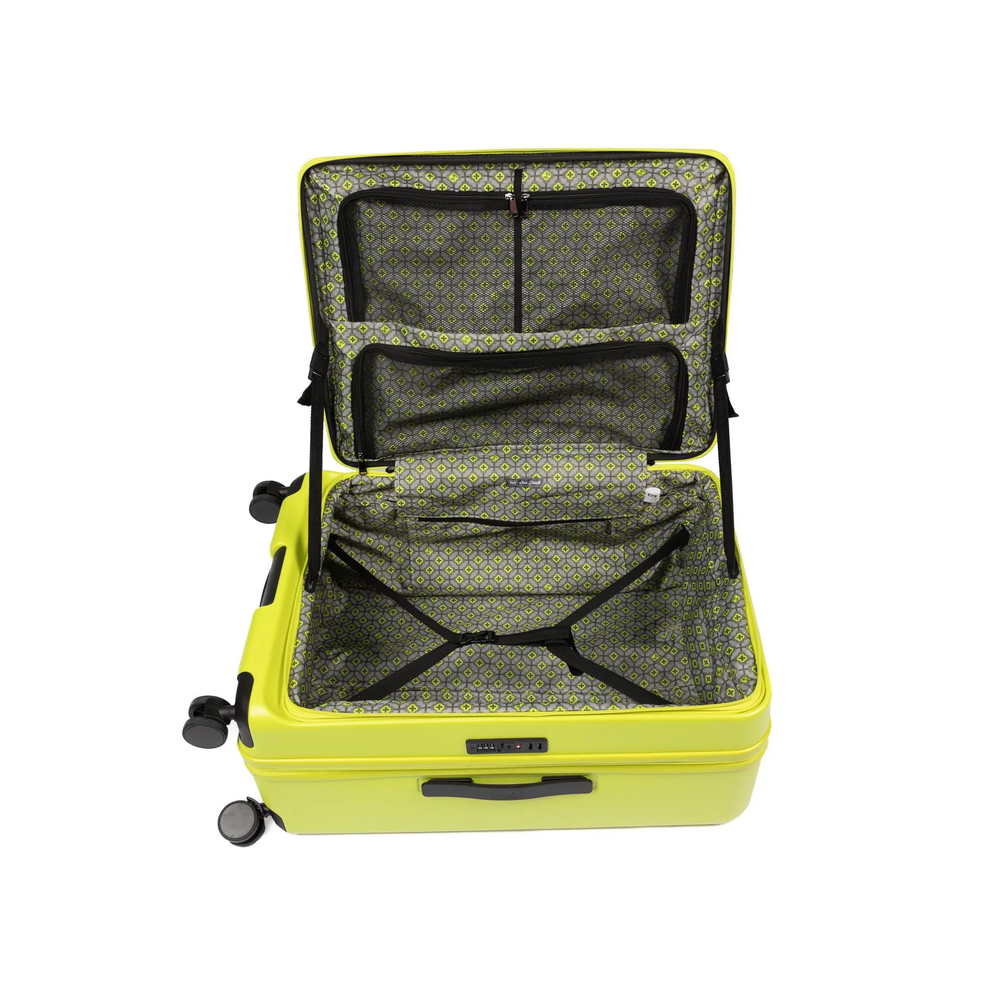Box Truck Hard Sided Wheelie Checked Bag - Image 35