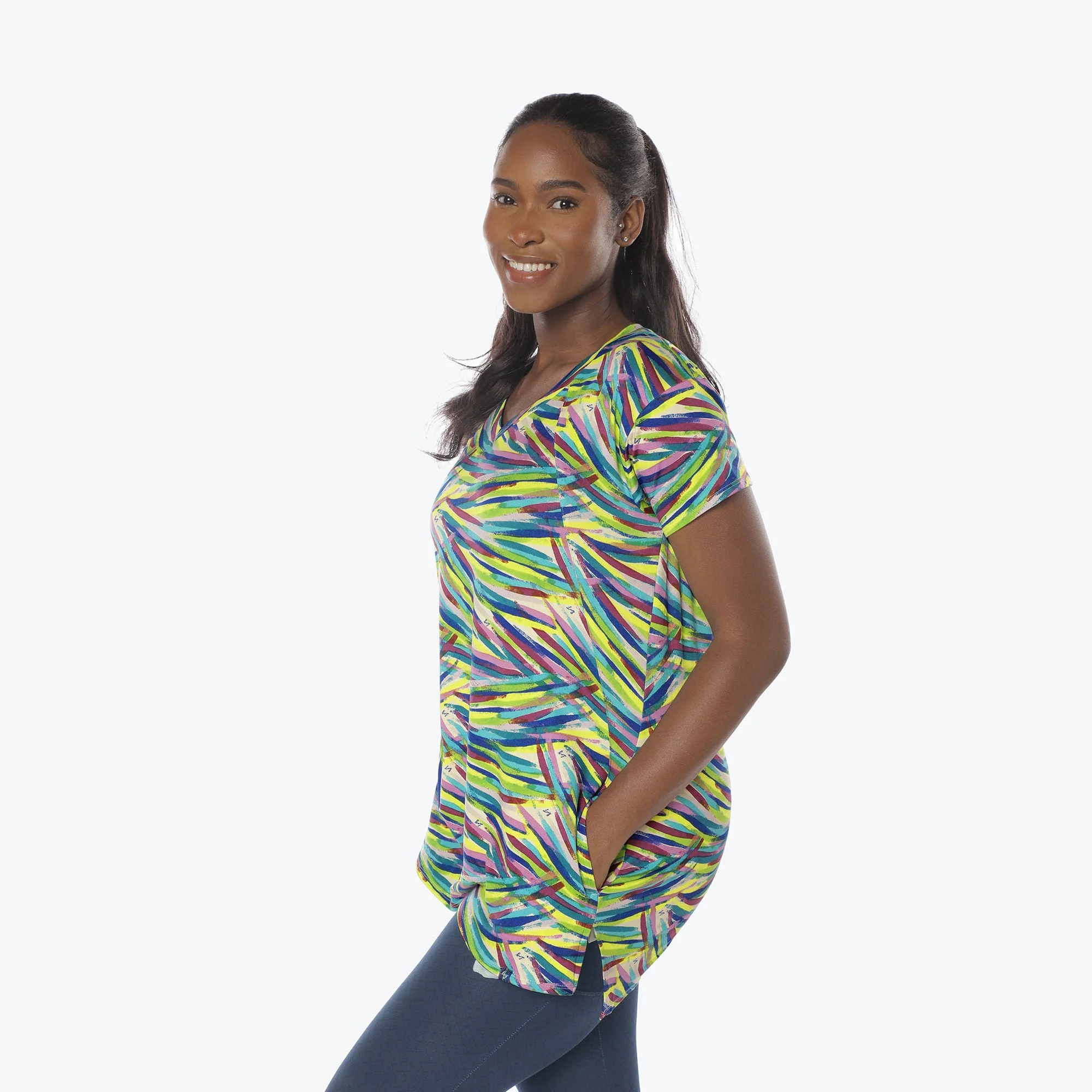 Hopper High Low Tunic Top - Image 42