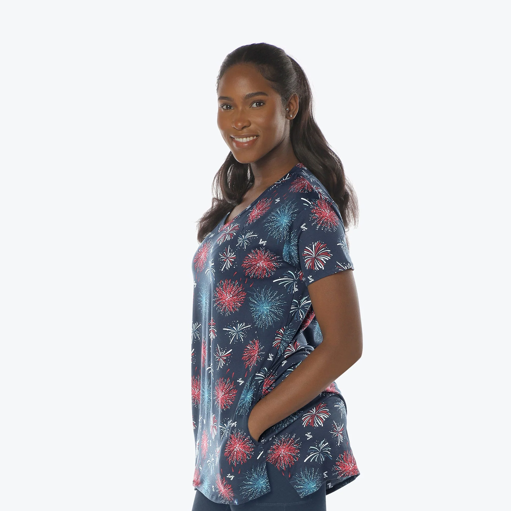 Hopper High Low Tunic Top - Image 72