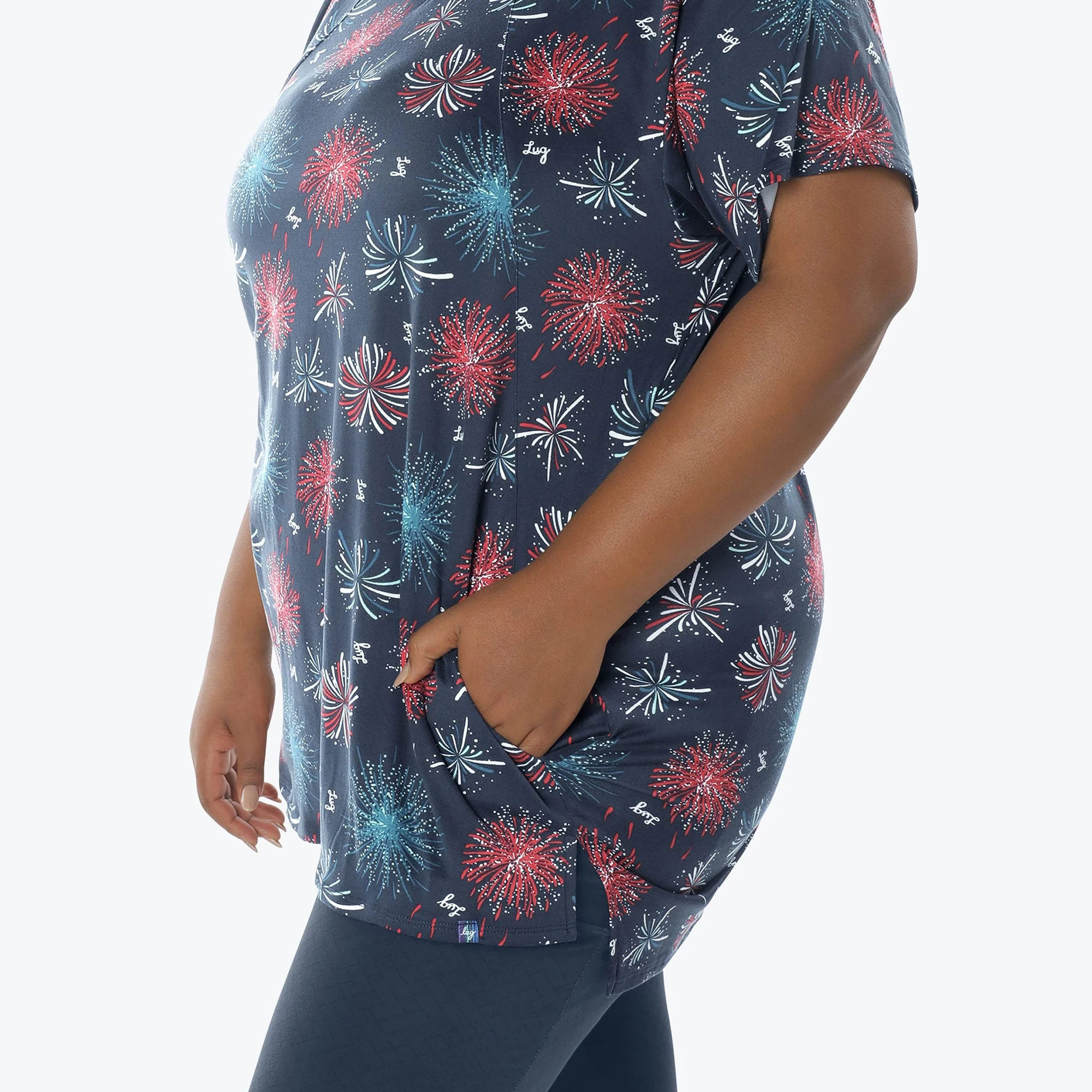 Hopper High Low Tunic Top - Image 82