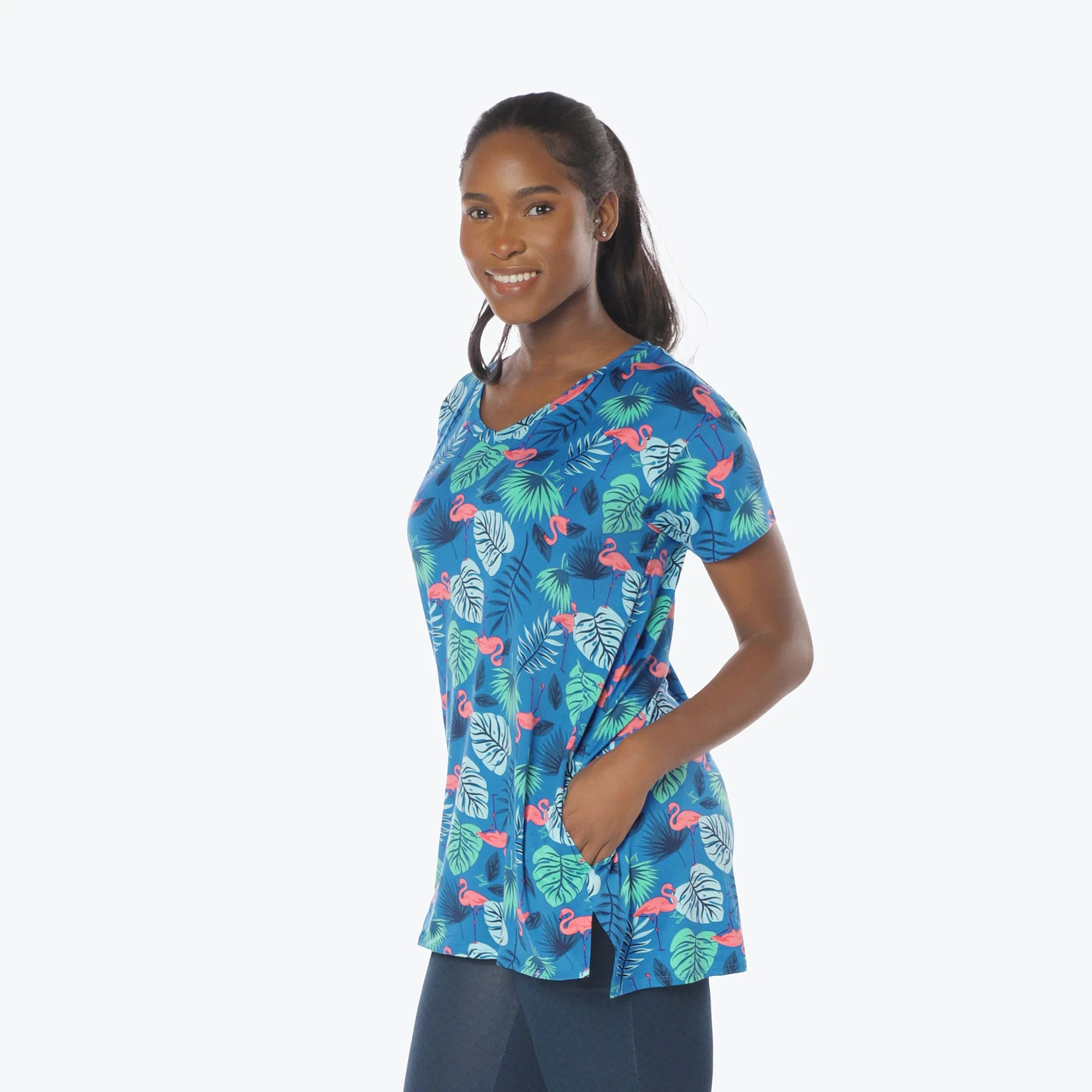 Hopper High Low Tunic Top - Image 85