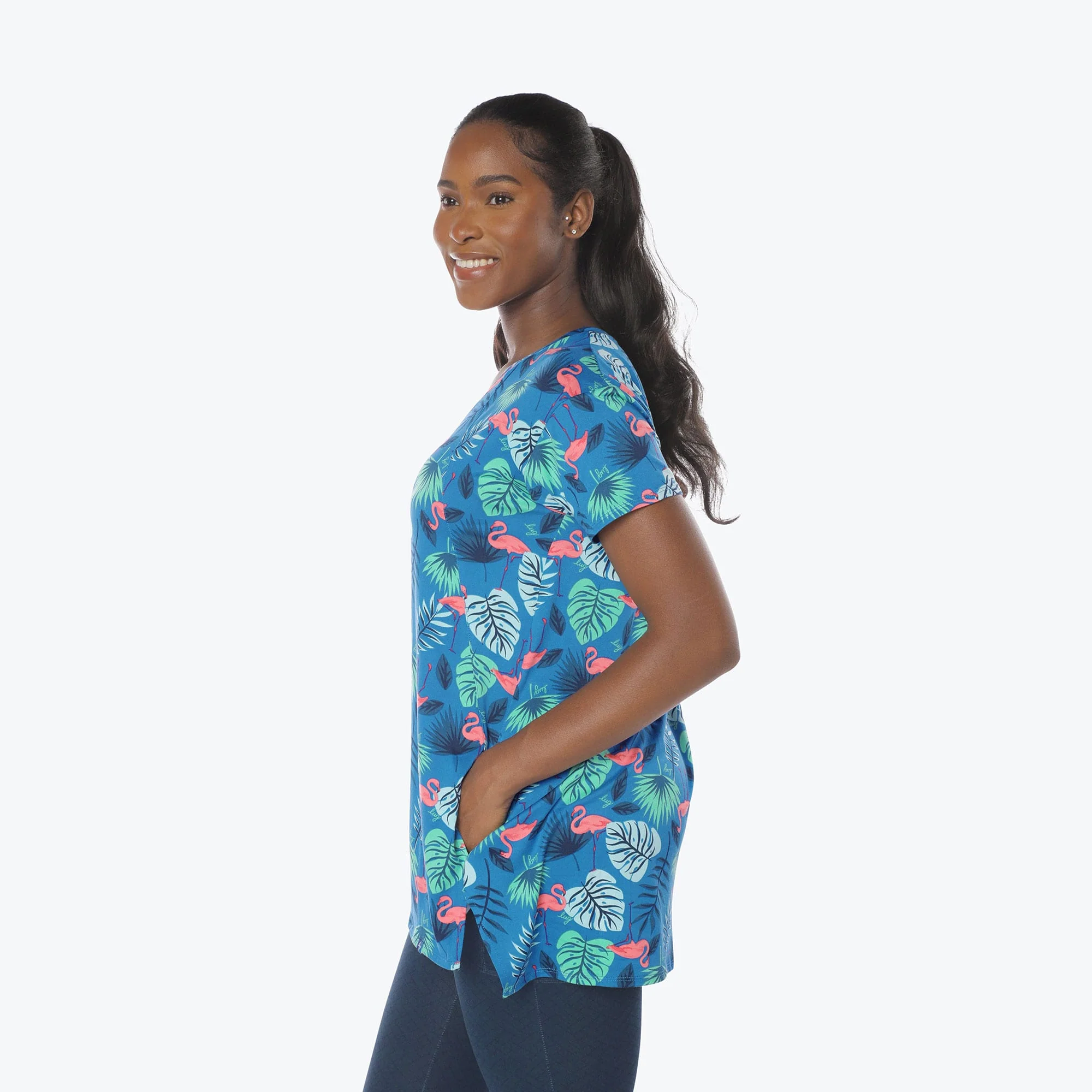 Hopper High Low Tunic Top - Image 86