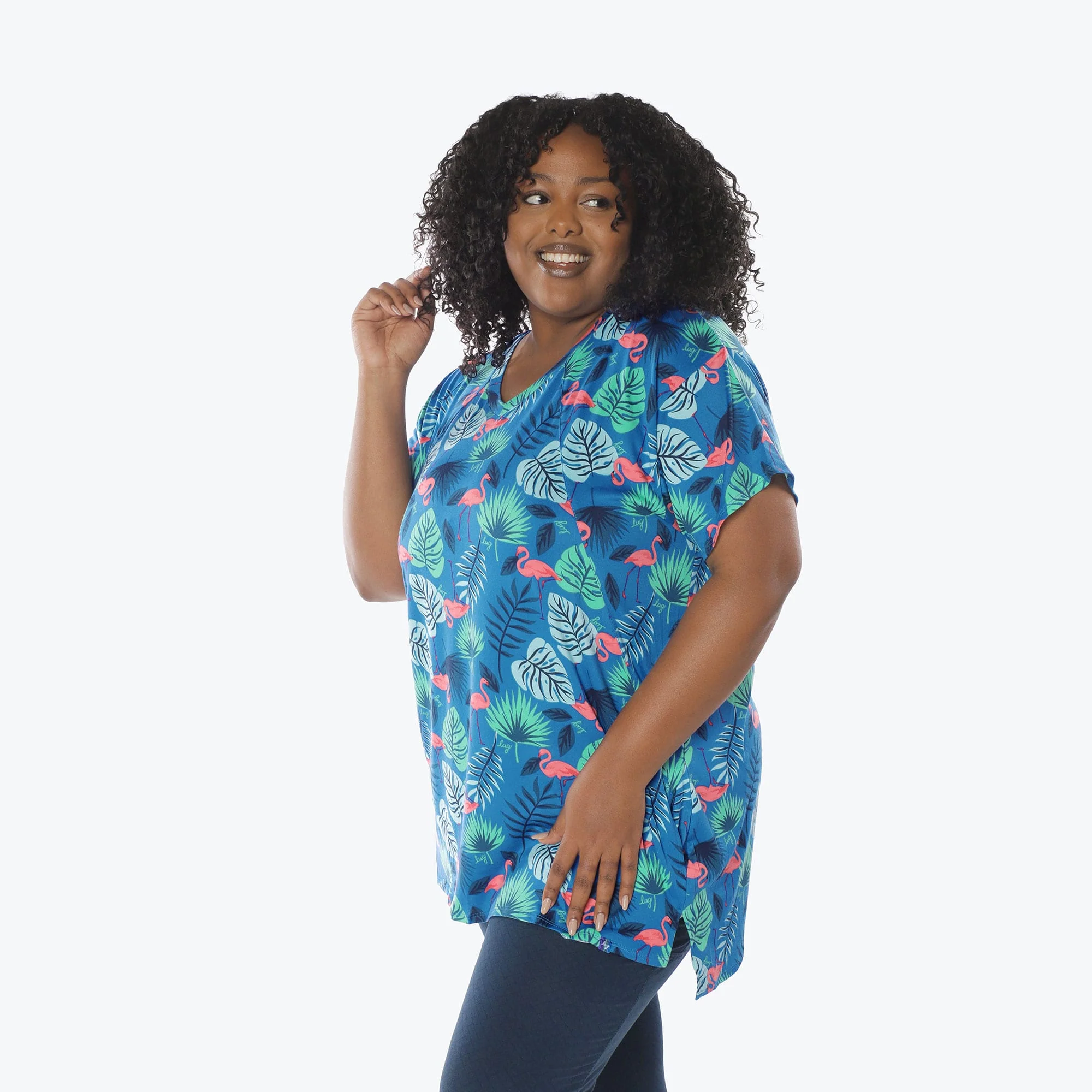 Hopper High Low Tunic Top - Image 93