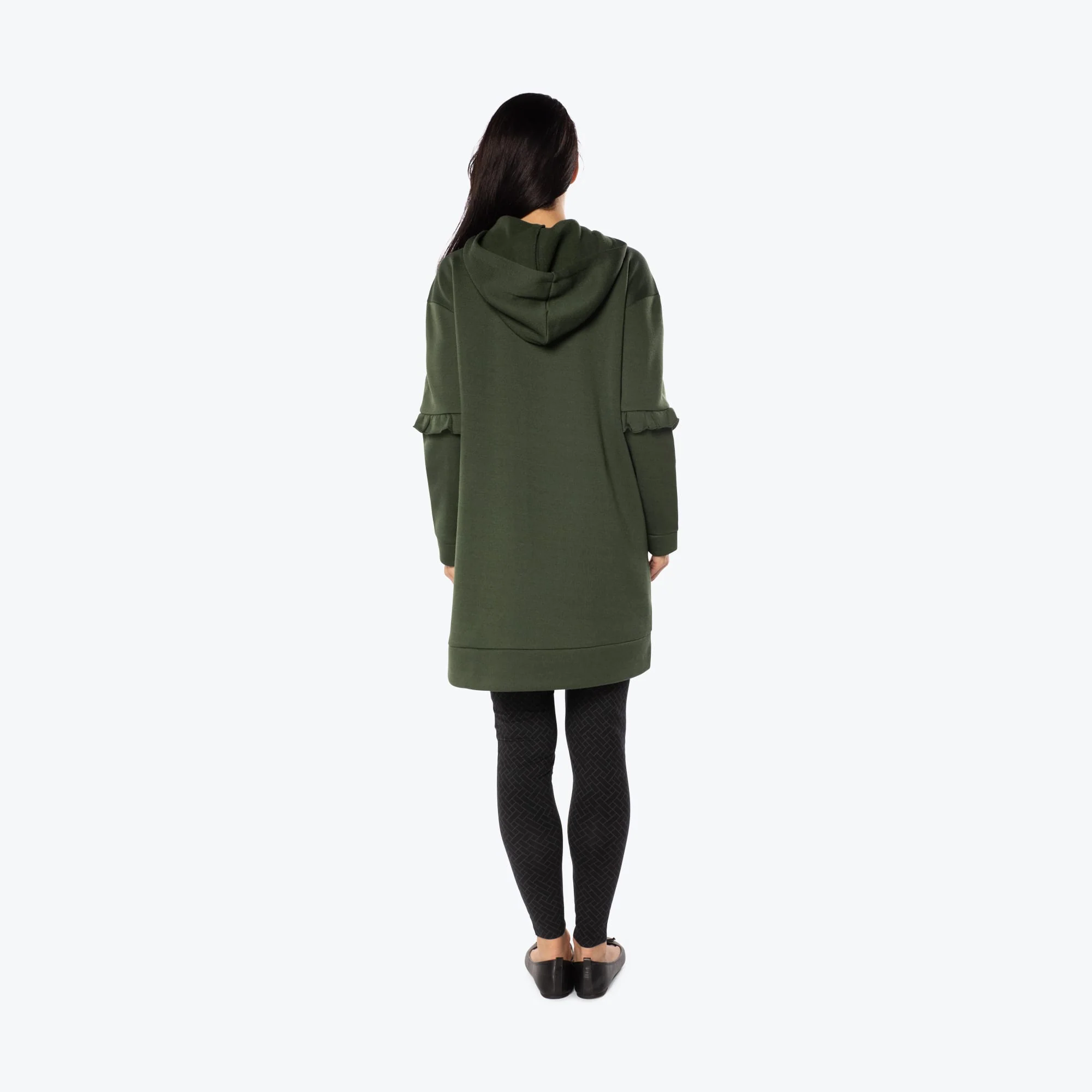 Peekaboo Sweater Fleece Tunic Hoodie - Image 44