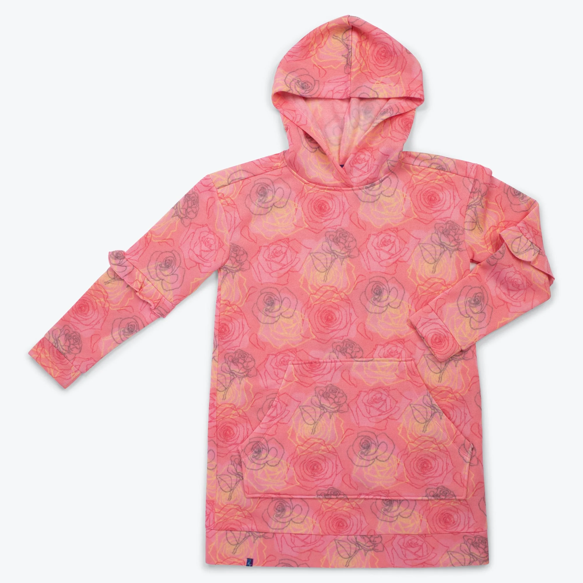 Peekaboo Sweater Fleece Tunic Hoodie - Image 65