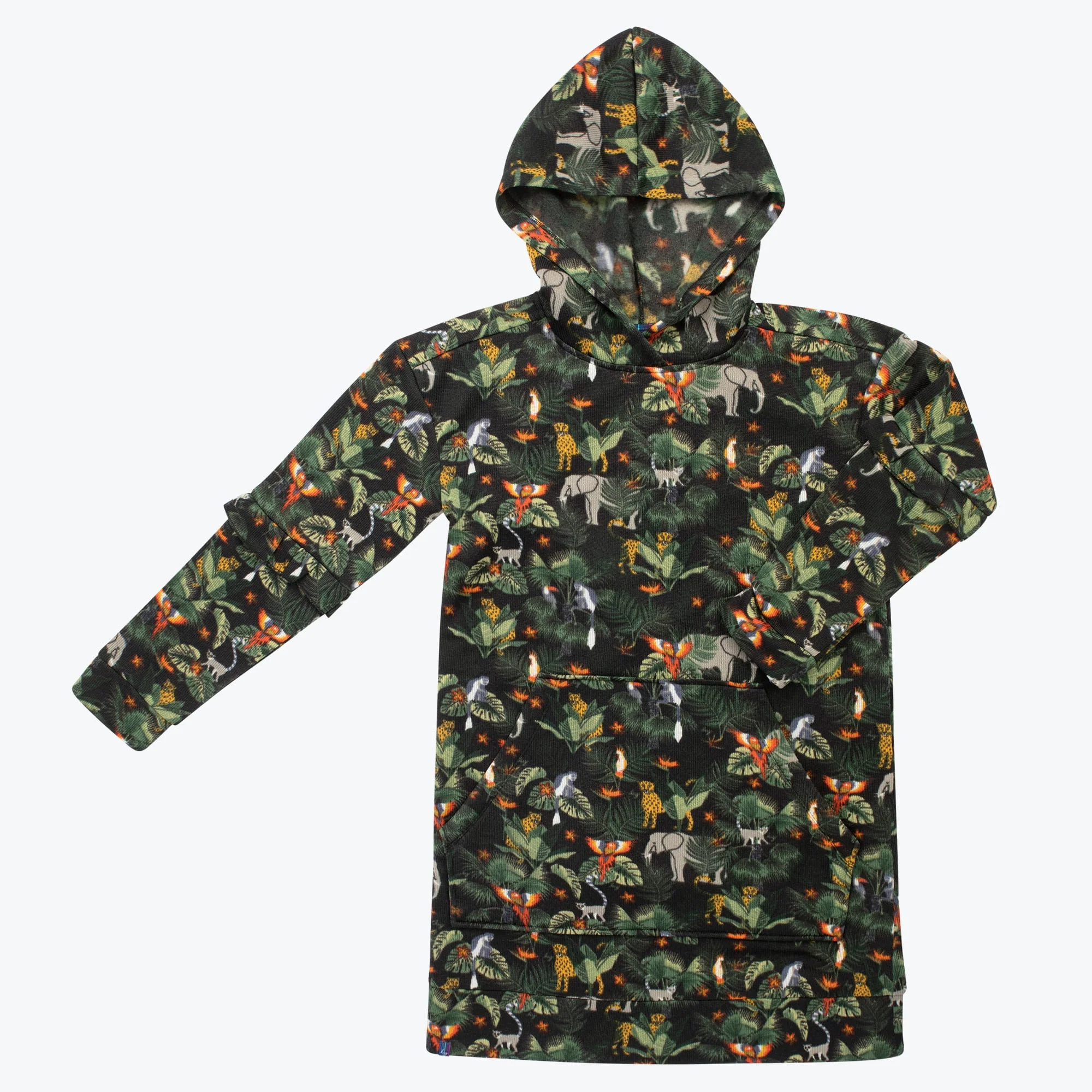 Peekaboo Sweater Fleece Tunic Hoodie - Image 73