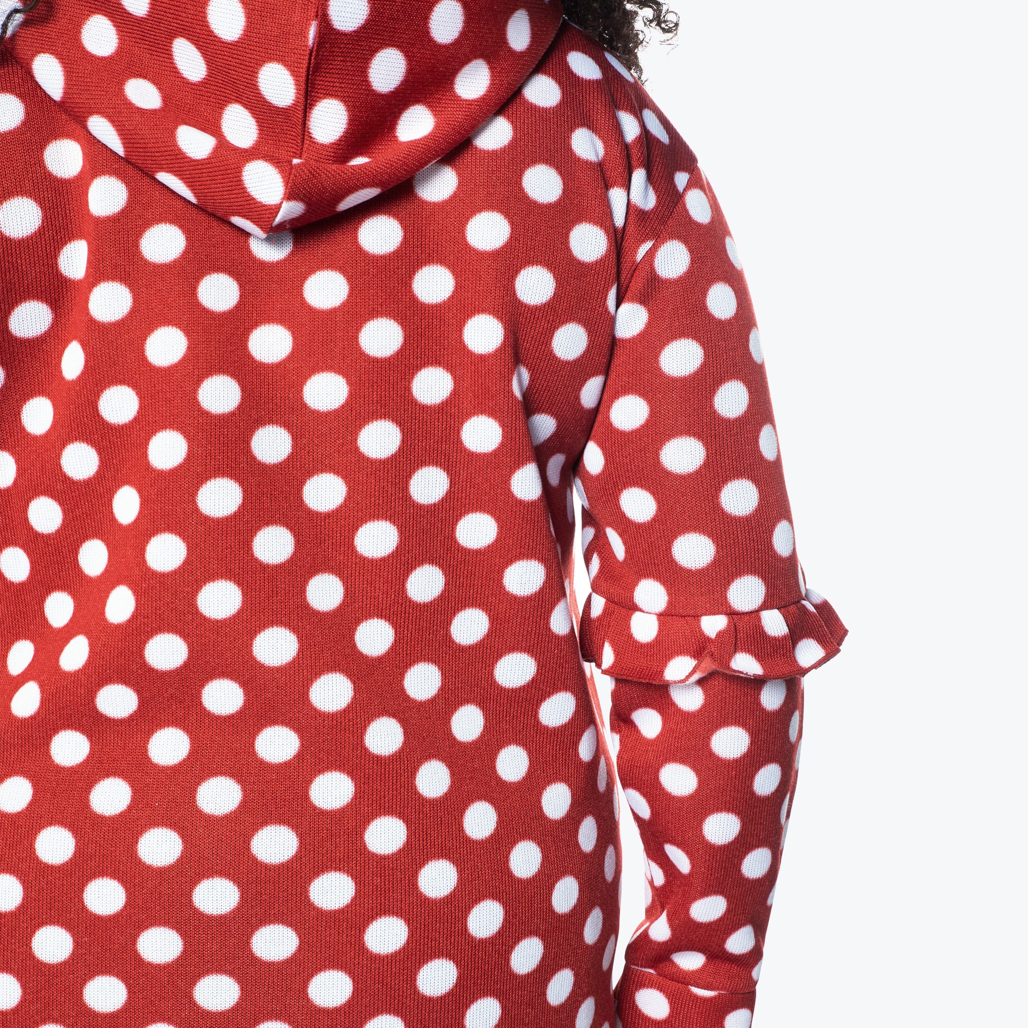 Peekaboo Sweater Fleece Tunic Hoodie - Image 94