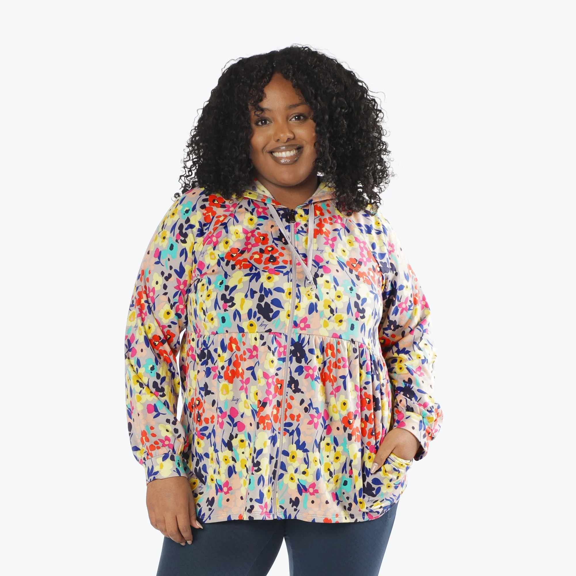 Shimmy Brushed Jersey Zip Up - Image 113