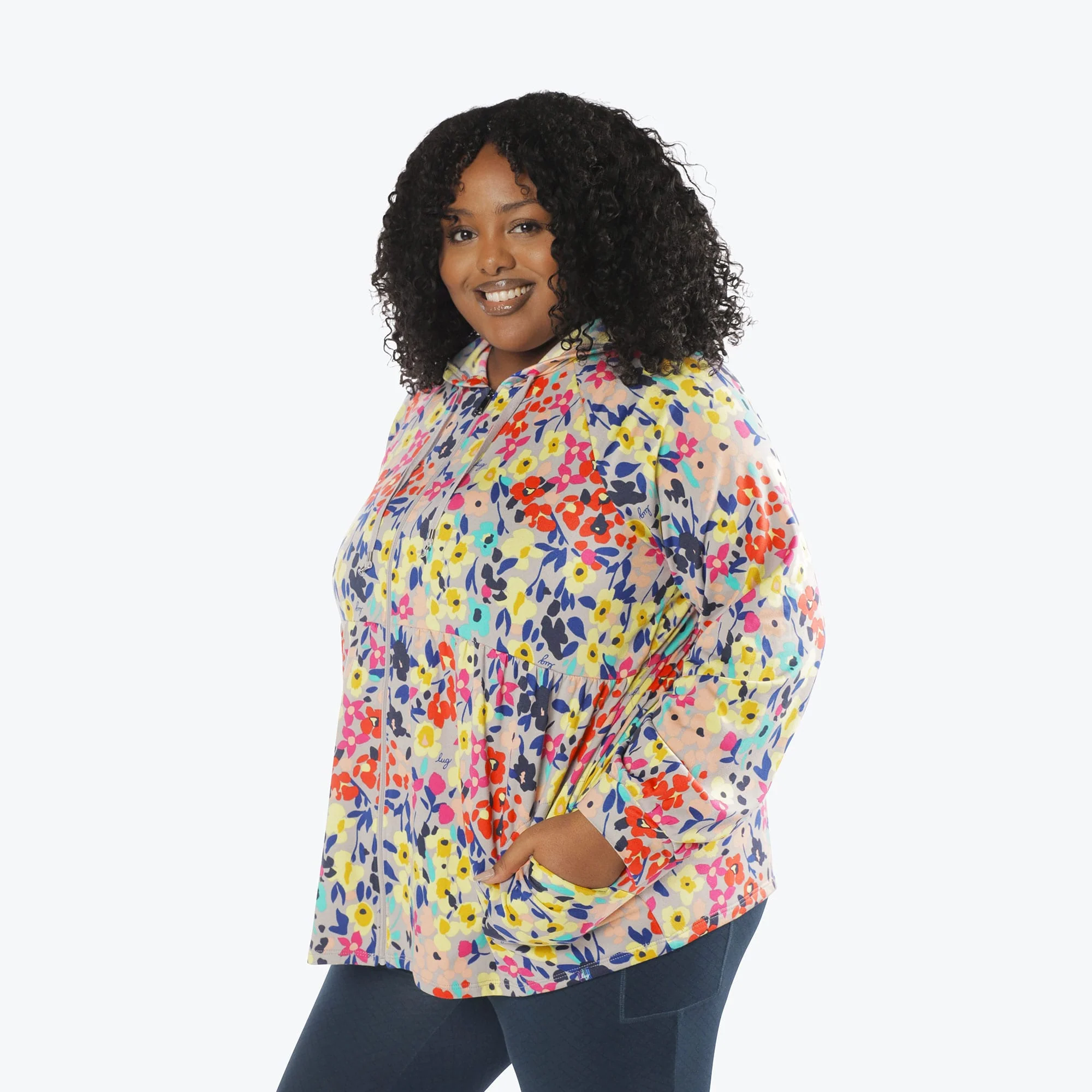 Shimmy Brushed Jersey Zip Up - Image 115