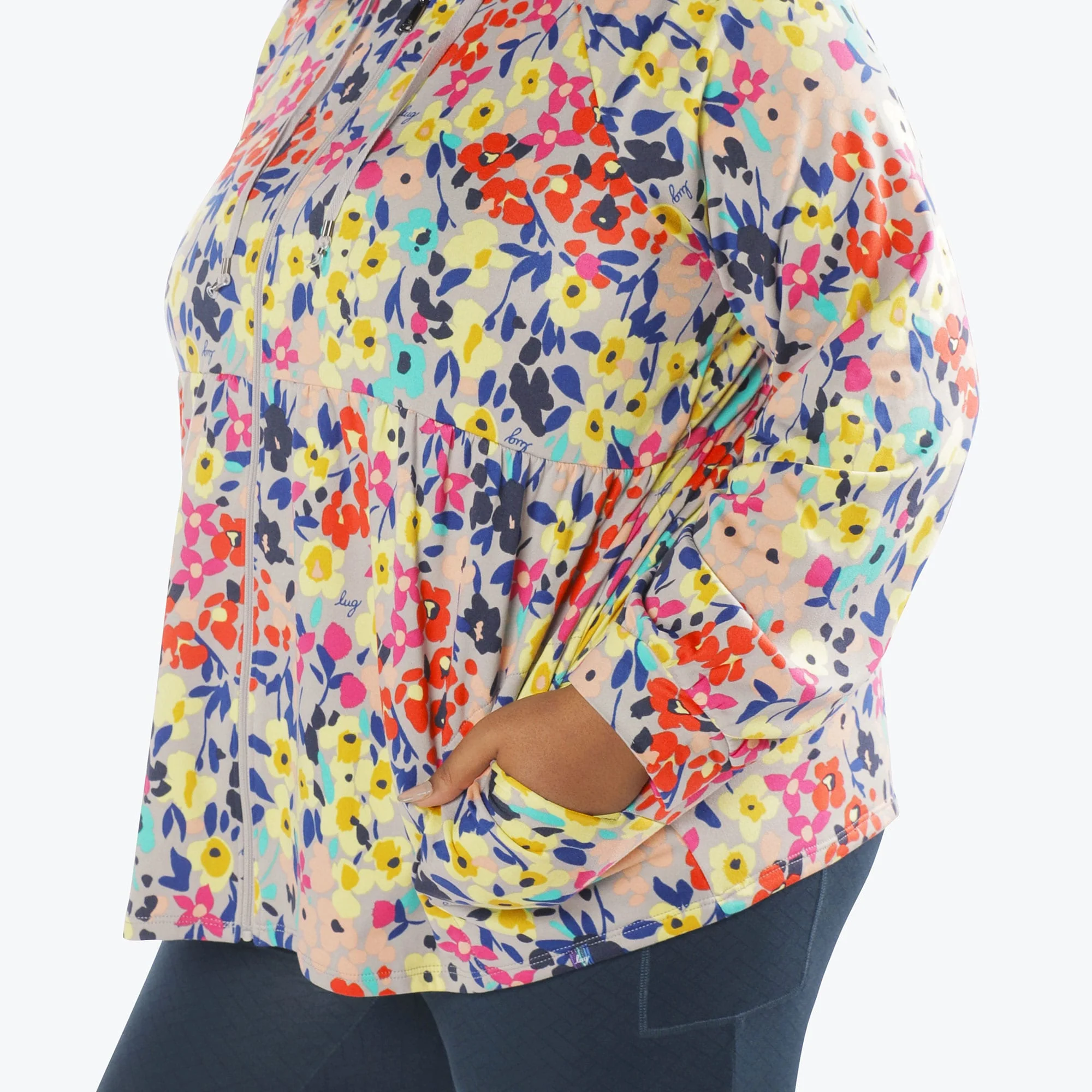 Shimmy Brushed Jersey Zip Up - Image 116