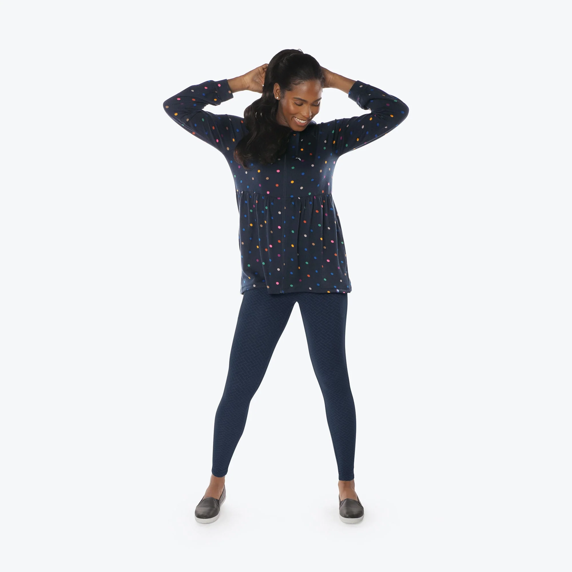 Shimmy Brushed Jersey Zip Up - Image 76