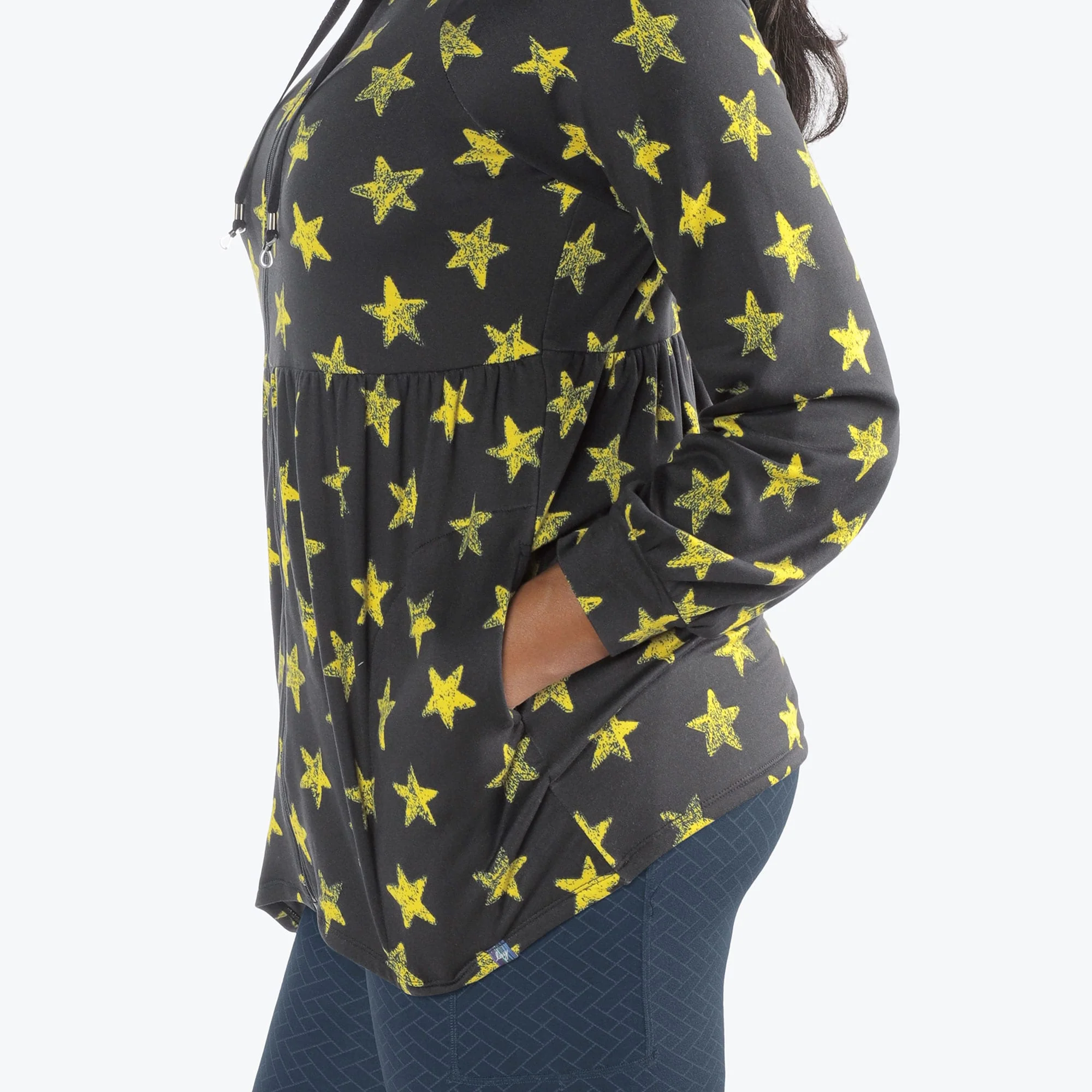 Shimmy Brushed Jersey Zip Up - Image 86