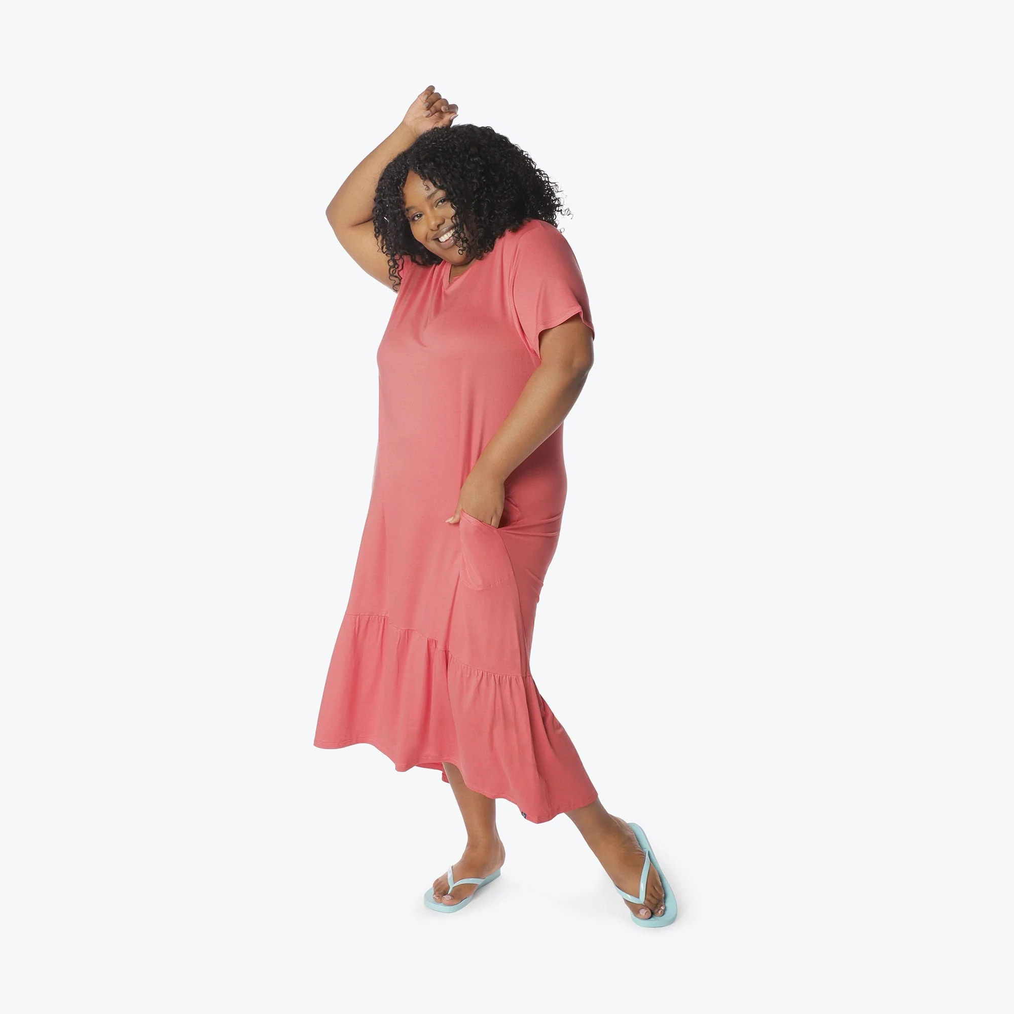 Swing High Low Maxi Dress - Image 101