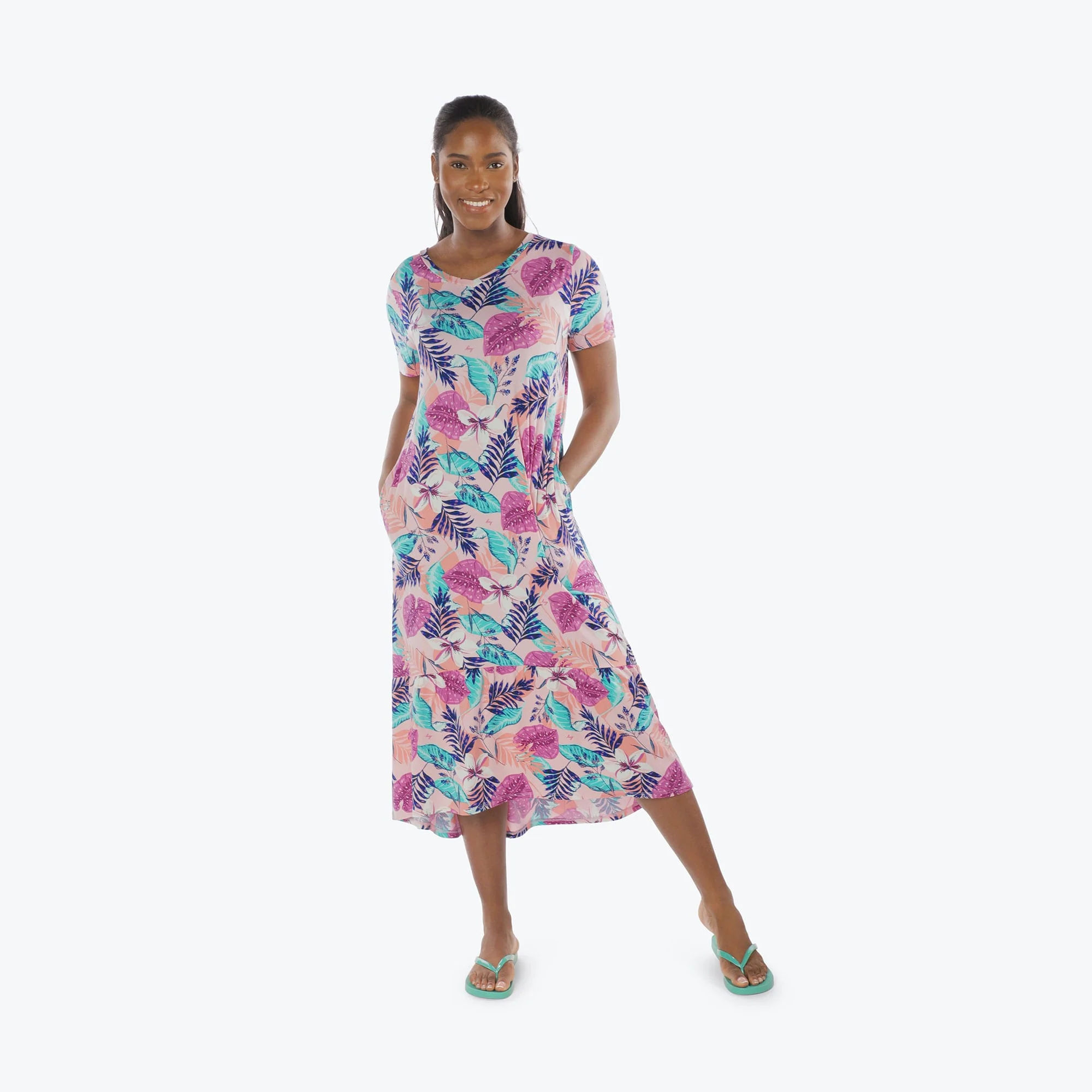 Swing High Low Maxi Dress - Image 11