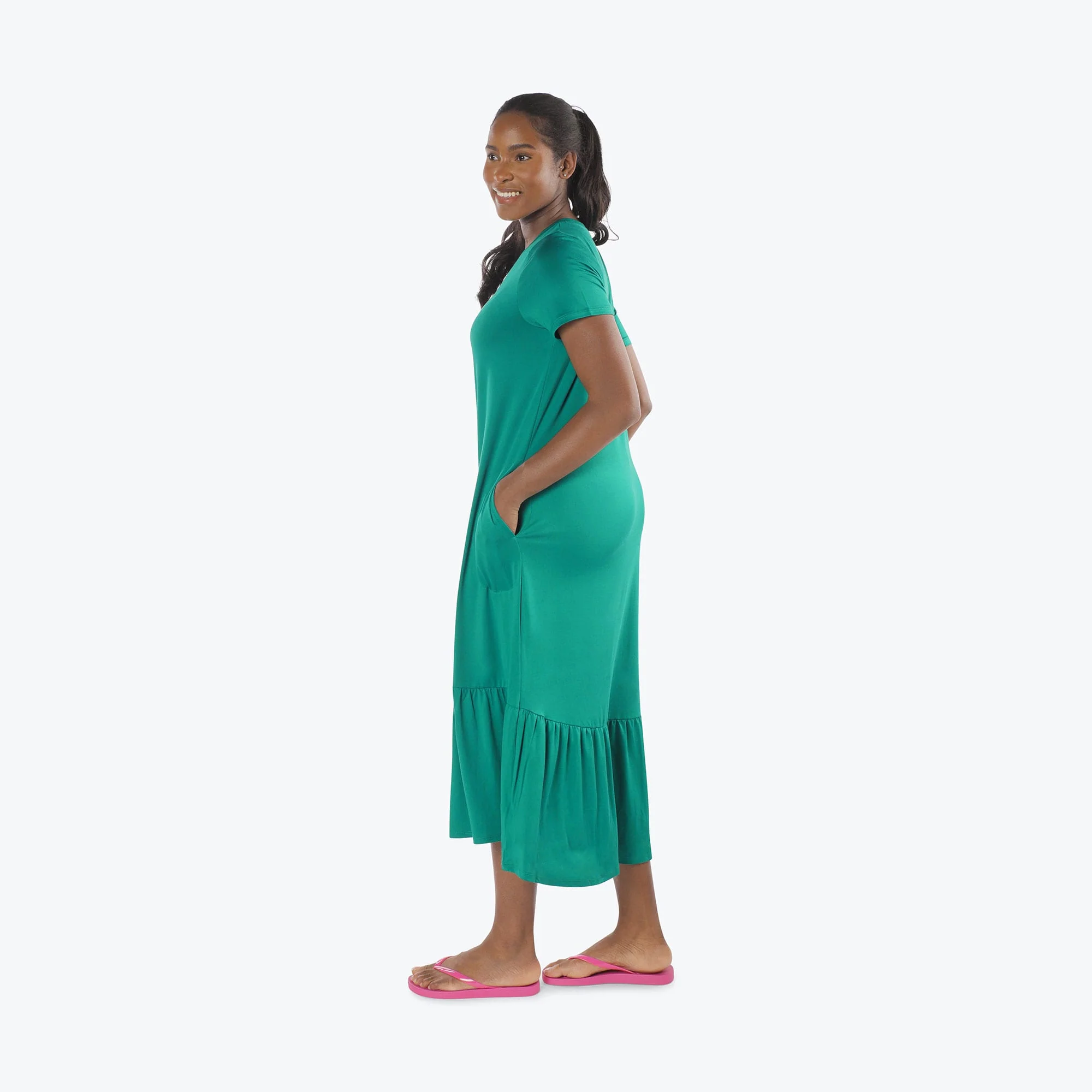 Swing High Low Maxi Dress - Image 61