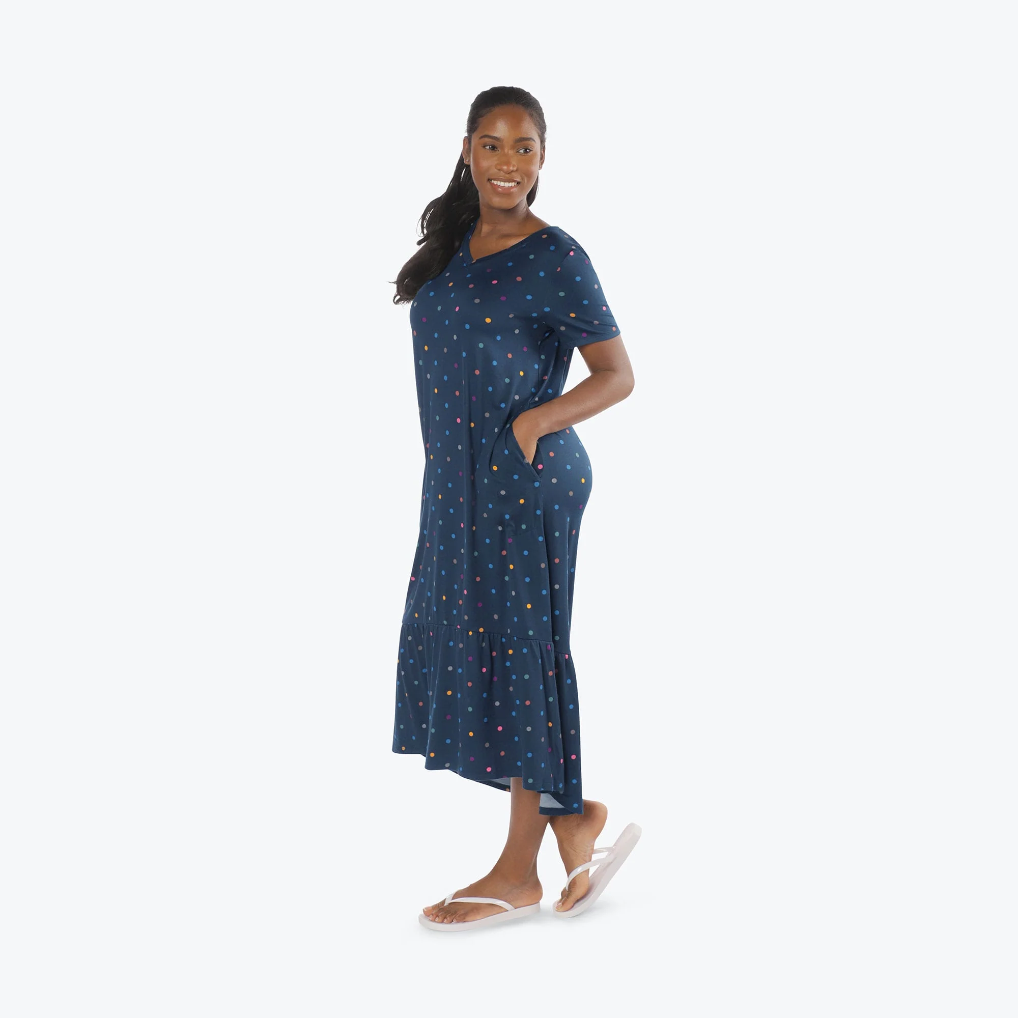Swing High Low Maxi Dress - Image 73