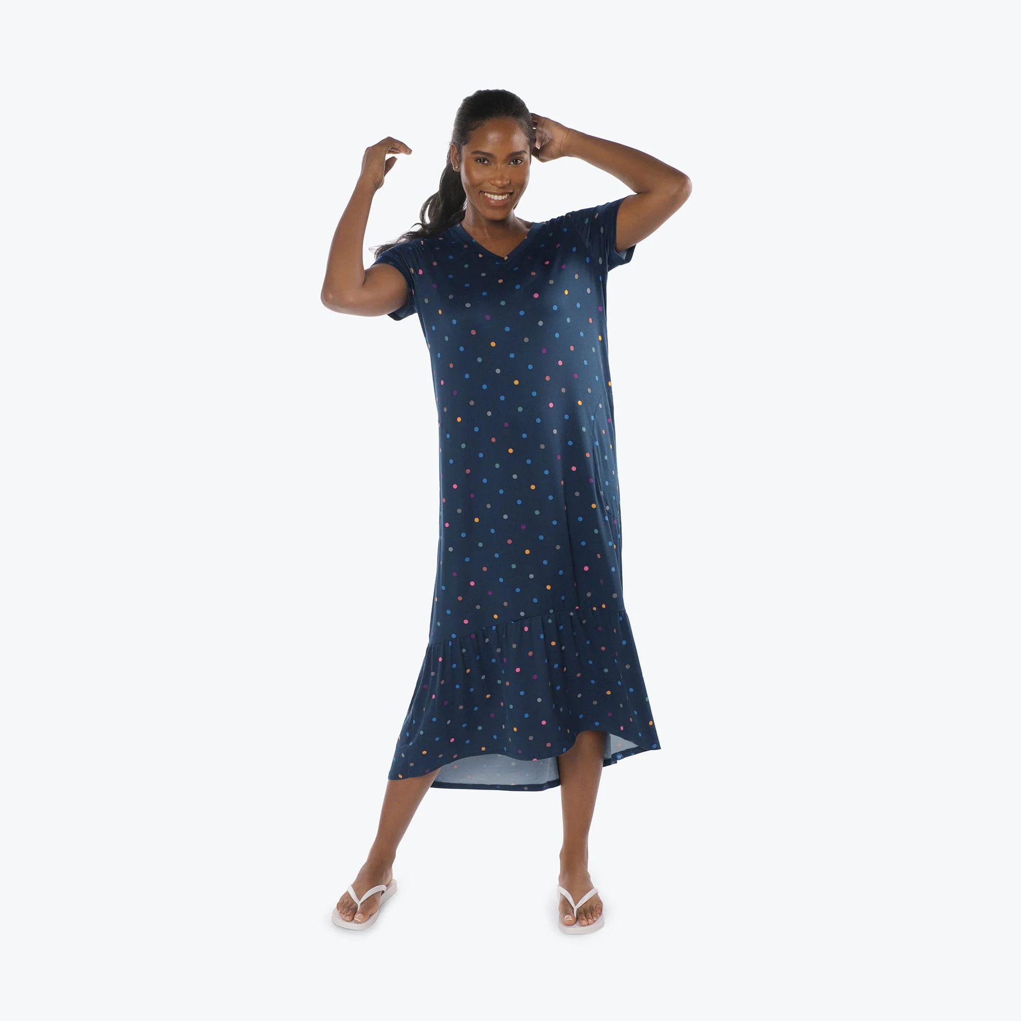 Swing High Low Maxi Dress - Image 75