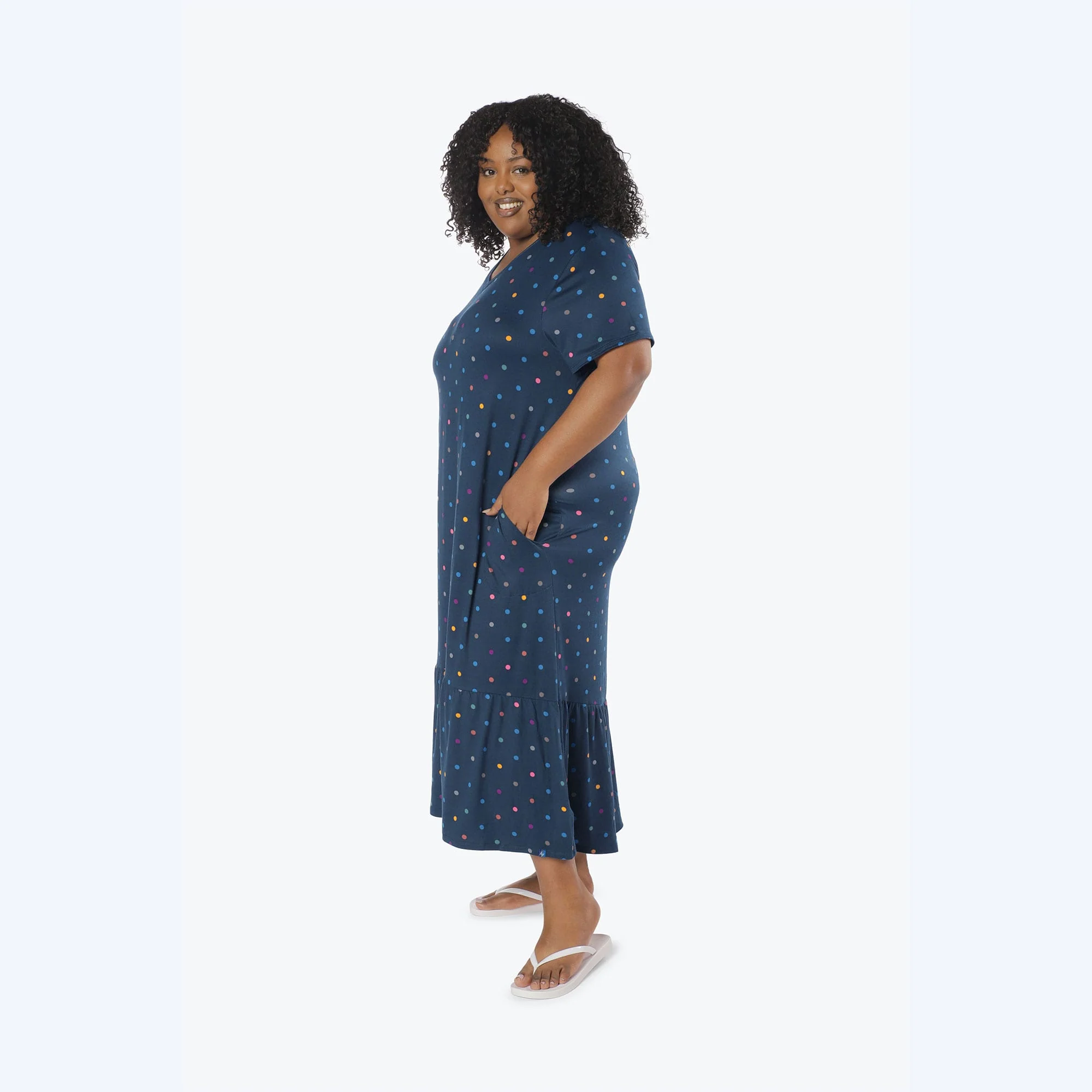 Swing High Low Maxi Dress - Image 79