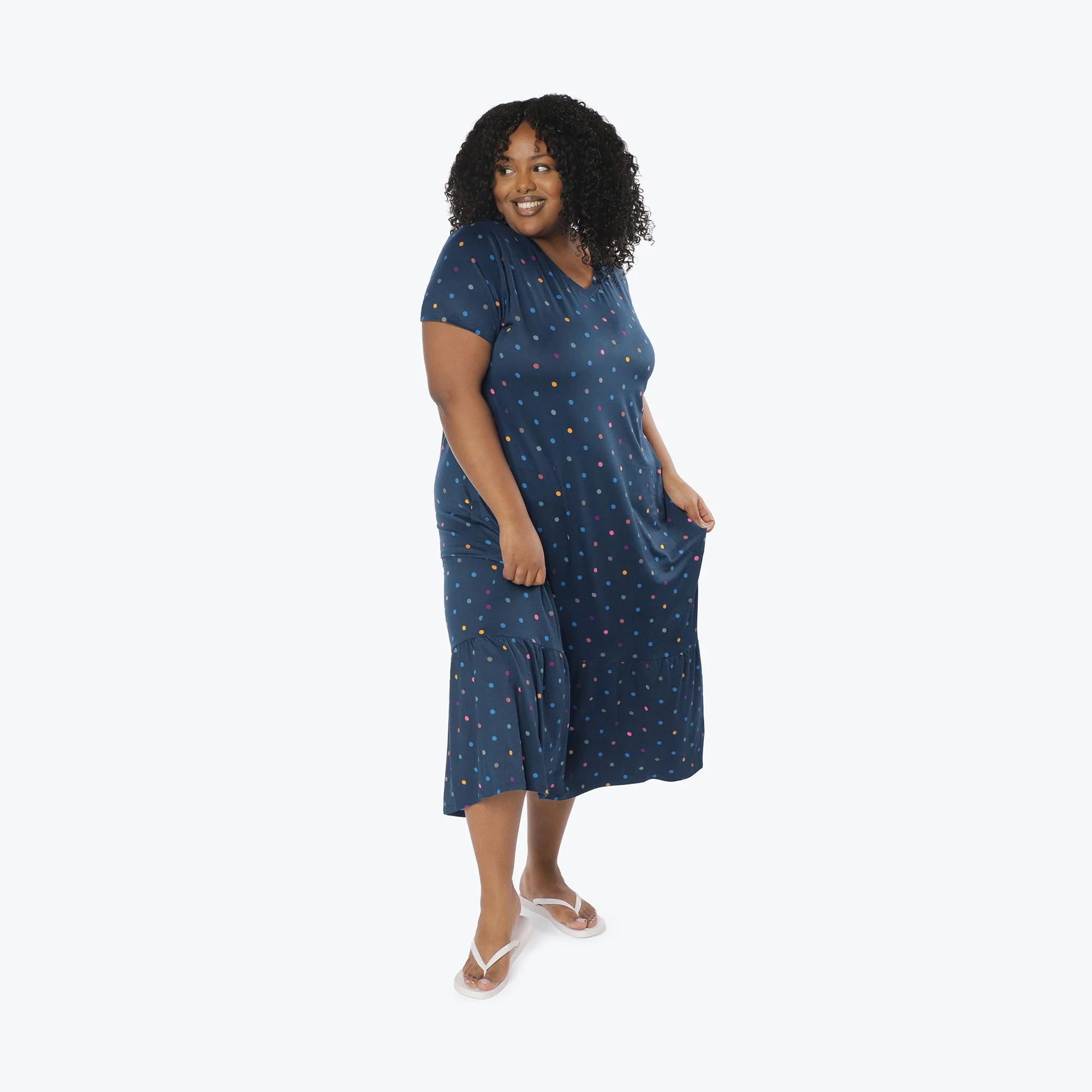 Swing High Low Maxi Dress - Image 81
