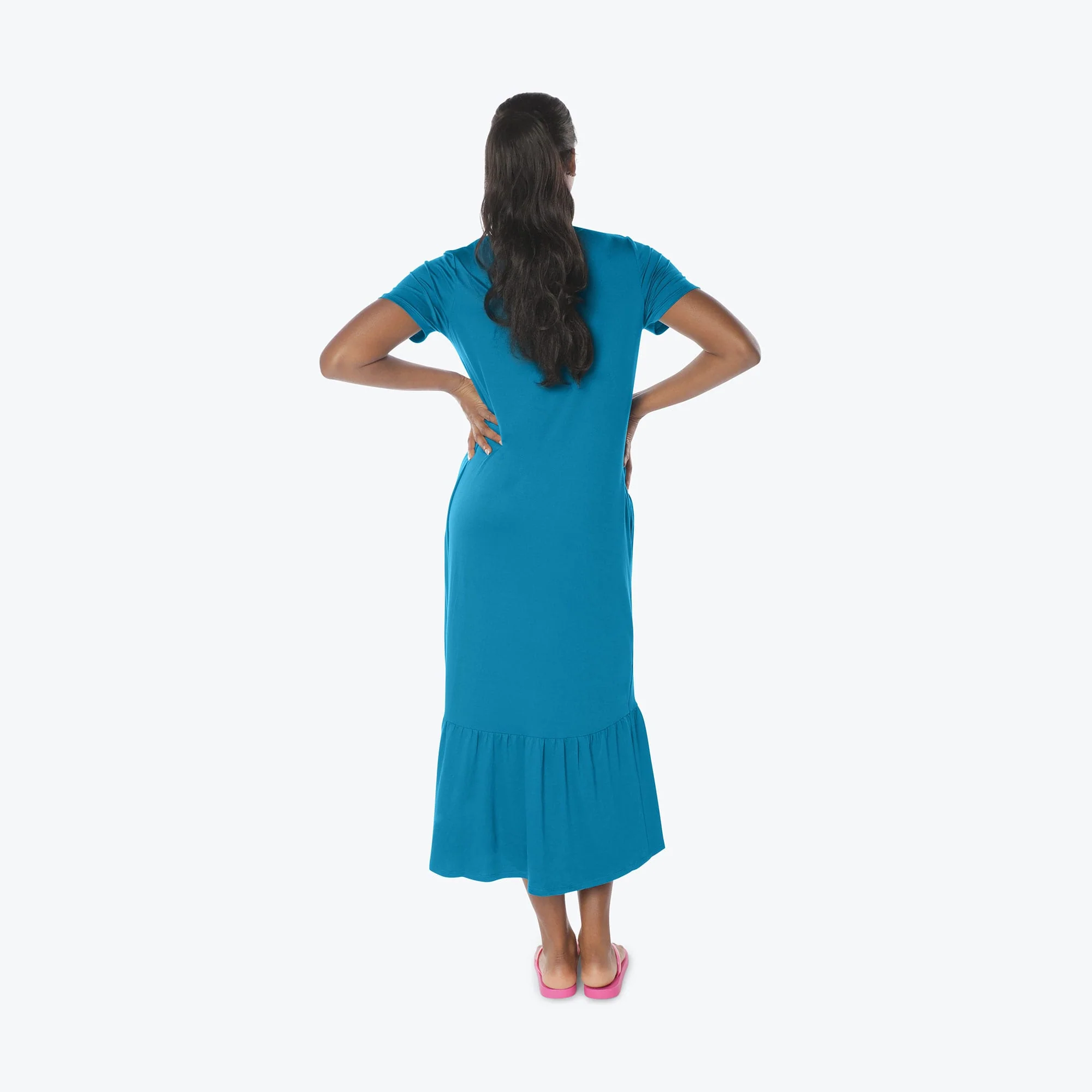 Swing High Low Maxi Dress - Image 84