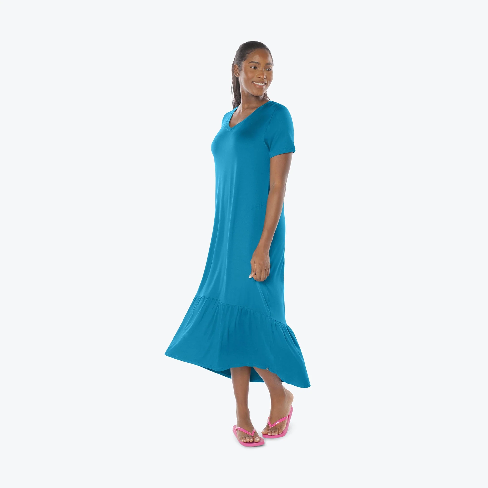 Swing High Low Maxi Dress - Image 87