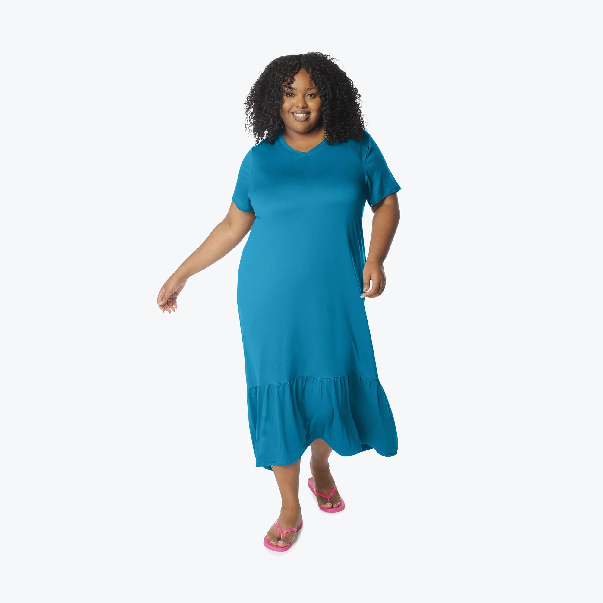 Swing High Low Maxi Dress - Image 89