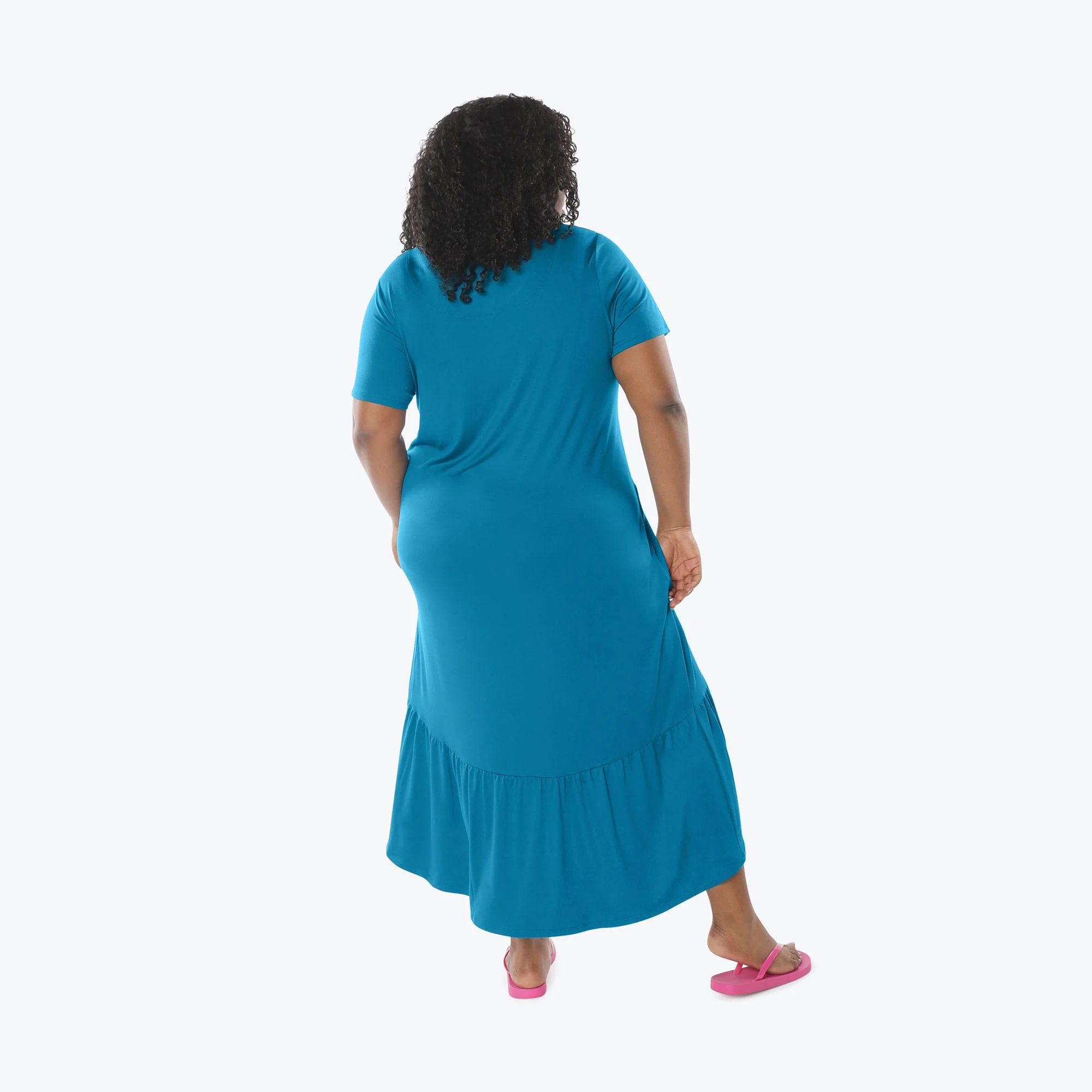 Swing High Low Maxi Dress - Image 90