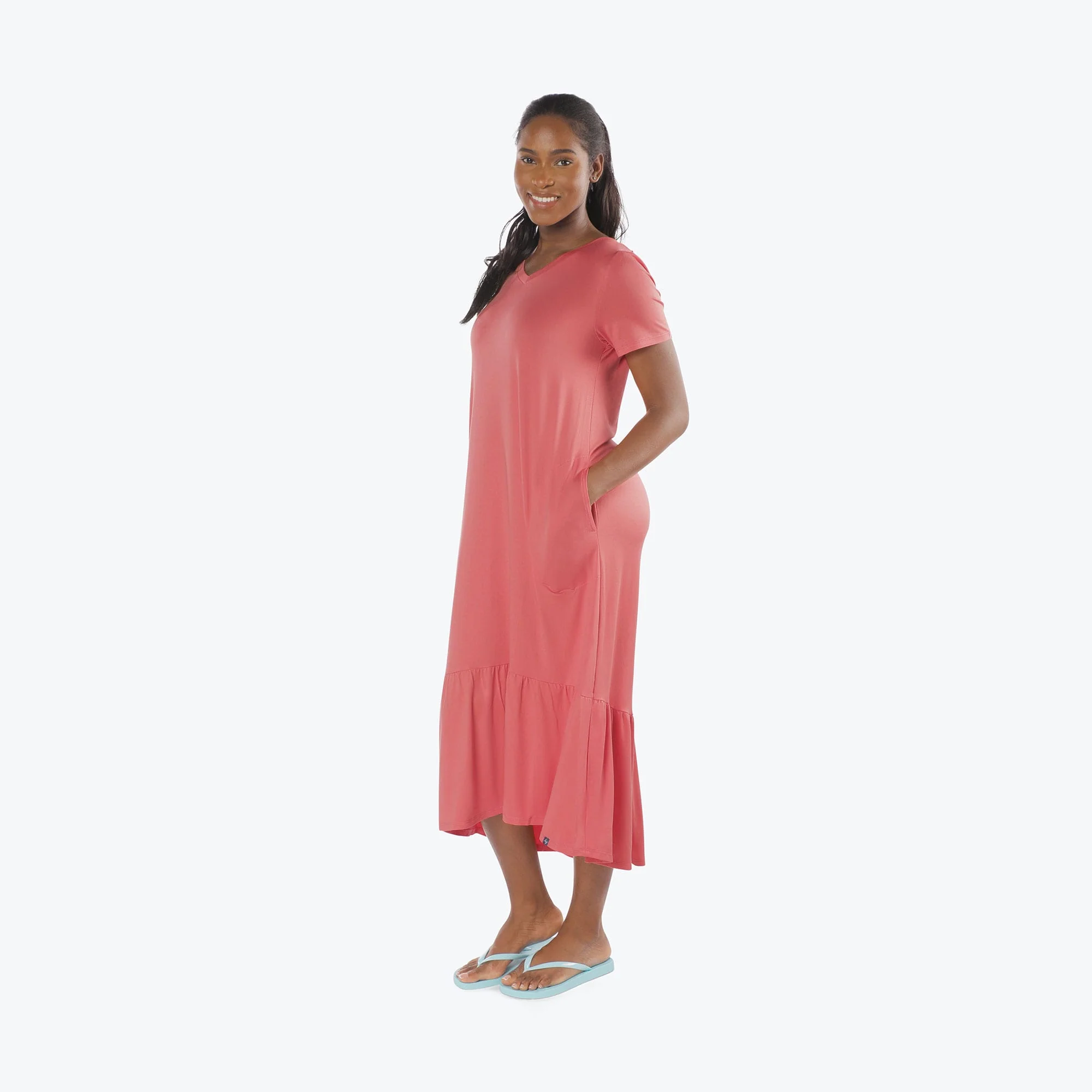Swing High Low Maxi Dress - Image 97