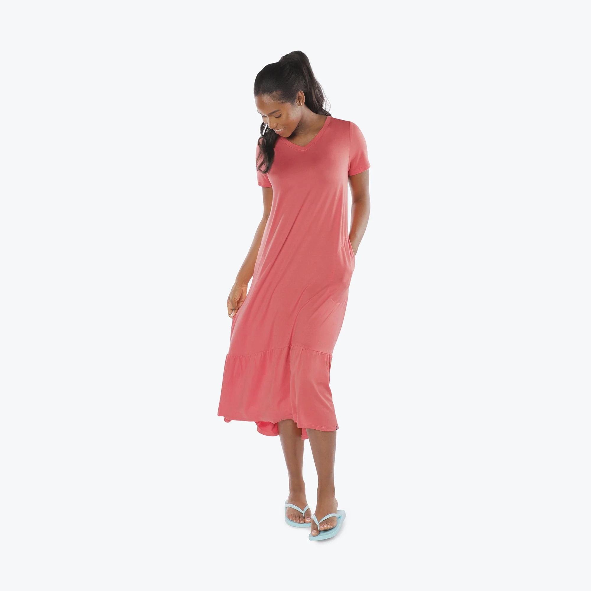 Swing High Low Maxi Dress - Image 99